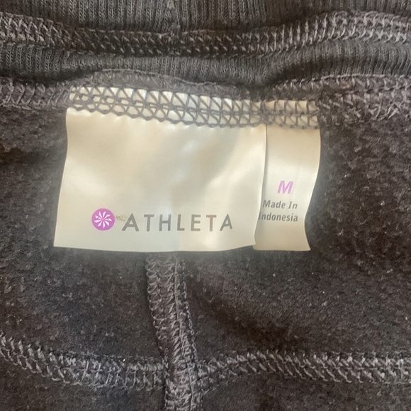 Athleta Modal Black Stretch Track Pant Joggers Size M - Picture 8 of 9